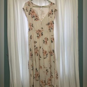 Free people floral maxi size 6